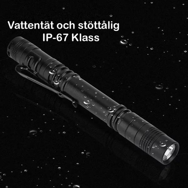 Taktisk ficklampa med LED