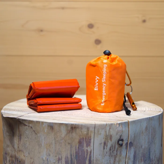 Bivy Bag - Kompakt nödsovsäck + Visselpipa 120dB