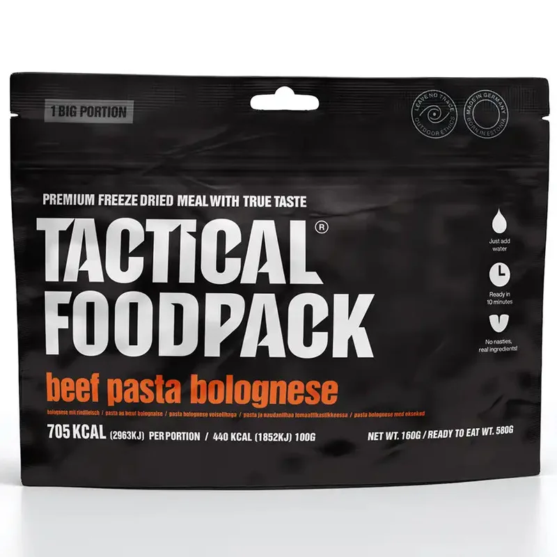 Tactical Foodpack Big Beef Pasta Bolognese 160g